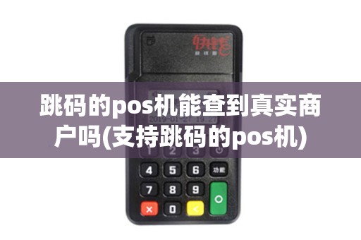 跳码的pos机能查到真实商户吗(支持跳码的pos机)