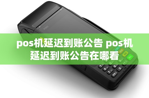 pos机延迟到账公告 pos机延迟到账公告在哪看