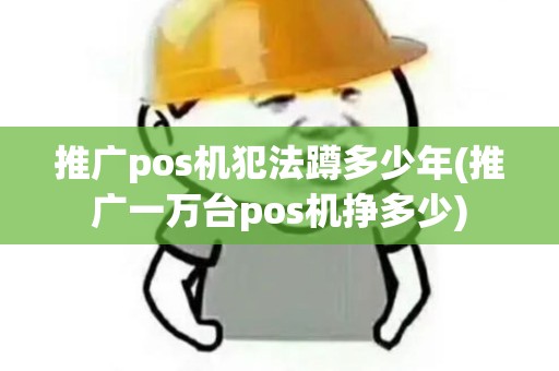 推广pos机犯法蹲多少年(推广一万台pos机挣多少)