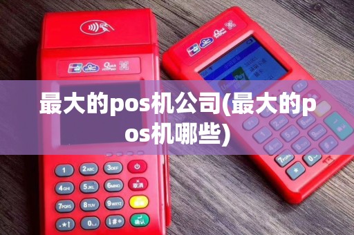 最大的pos机公司(最大的pos机哪些)