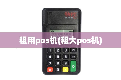 租用pos机(租大pos机)