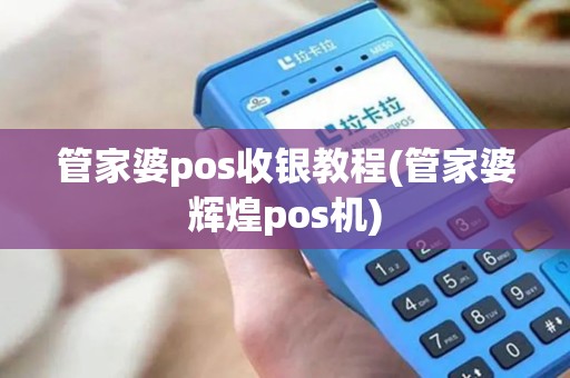 管家婆pos收银教程(管家婆辉煌pos机)