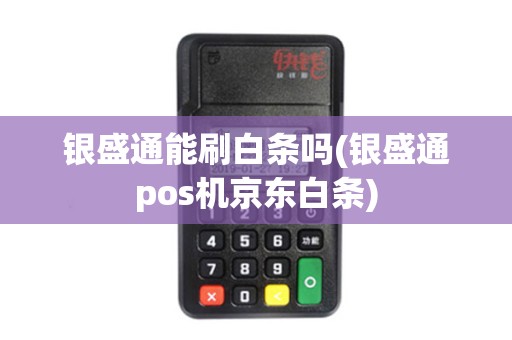 银盛通能刷白条吗(银盛通pos机京东白条)