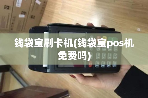 钱袋宝刷卡机(钱袋宝pos机免费吗)