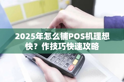 2025年怎么铺POS机理想快？作技巧快速攻略