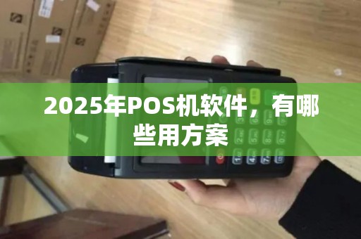 2025年POS机软件，有哪些用方案