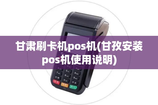 甘肃刷卡机pos机(甘孜安装pos机使用说明)