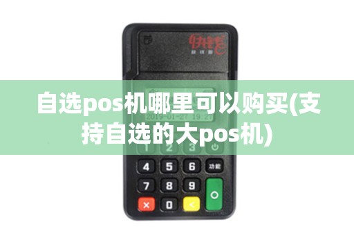自选pos机哪里可以购买(支持自选的大pos机)