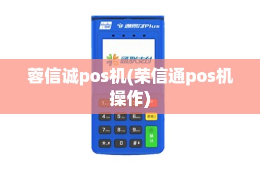 蓉信诚pos机(荣信通pos机操作)
