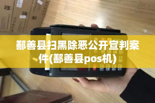 鄯善县扫黑除恶公开宣判案件(鄯善县pos机)