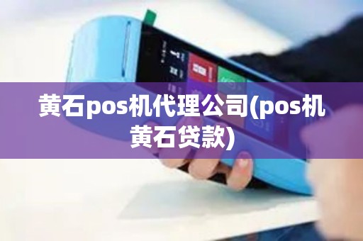 黄石pos机代理公司(pos机黄石贷款)