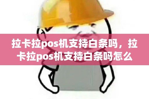 拉卡拉pos机支持白条吗，拉卡拉pos机支持白条吗怎么用