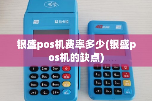 银盛pos机费率多少(银盛pos机的缺点)