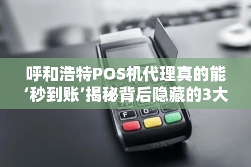 呼和浩特POS机代理真的能‘秒到账’揭秘背后隐藏的3大风险！