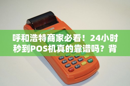 呼和浩特商家必看！24小时秒到POS机真的靠谱吗？背后隐藏哪些风险？