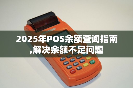 2025年POS余额查询指南,解决余额不足问题