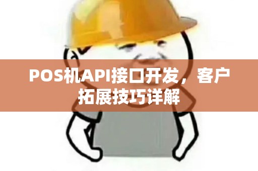 POS机API接口开发，客户拓展技巧详解