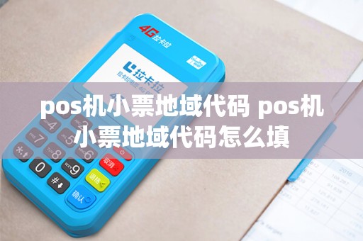 pos机小票地域代码 pos机小票地域代码怎么填