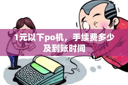 1元以下po机，手续费多少及到账时间