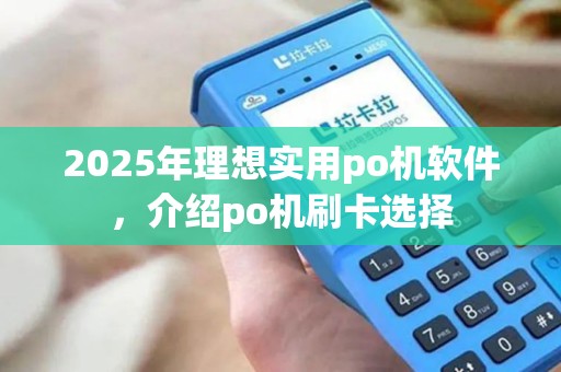 2025年理想实用po机软件，介绍po机刷卡选择