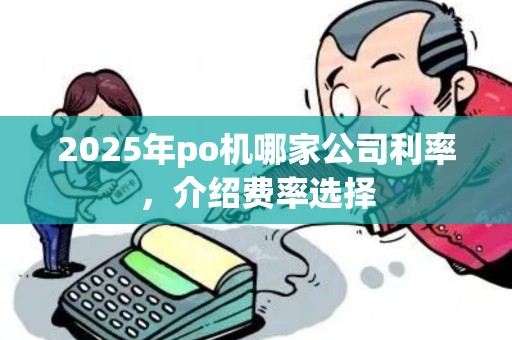 2025年po机哪家公司利率，介绍费率选择