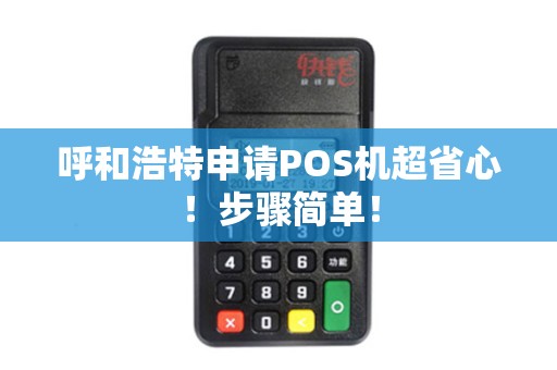 呼和浩特申请POS机超省心!步骤简单!