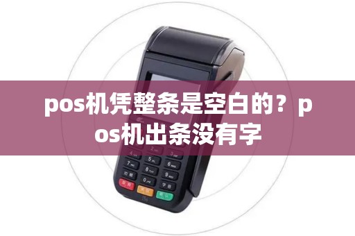 pos机凭整条是空白的？pos机出条没有字