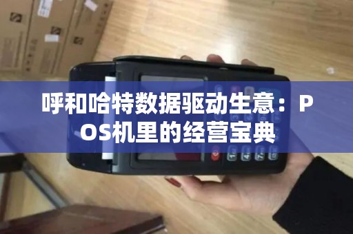 呼和哈特数据驱动生意：POS机里的经营宝典