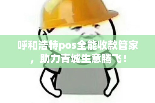 呼和浩特pos全能收款管家，助力青城生意腾飞！