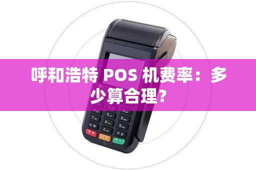 呼和浩特 POS 机费率：多少算合理？