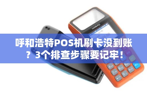 呼和浩特POS机刷卡没到账？3个排查步骤要记牢！