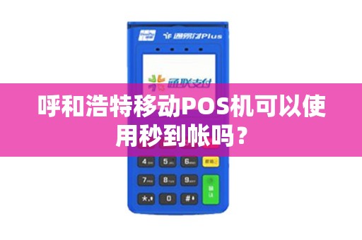 呼和浩特移动POS机可以使用秒到帐吗？