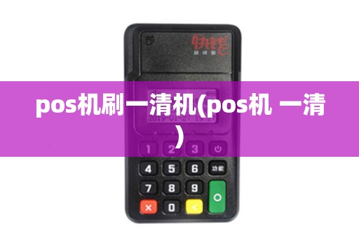pos机刷一清机(pos机 一清)