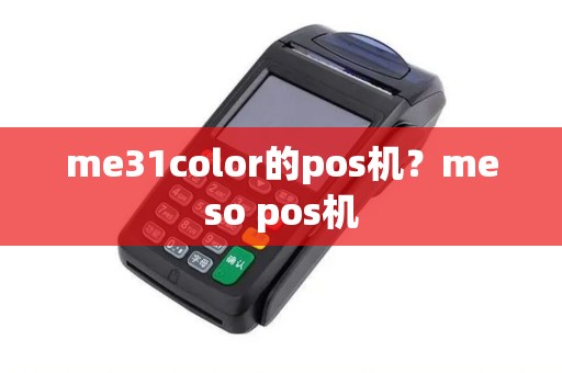 me31color的pos机？meso pos机
