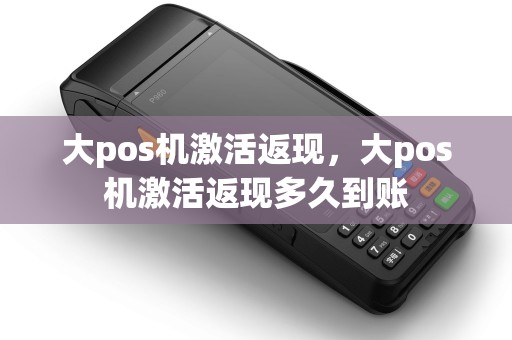 大pos机激活返现，大pos机激活返现多久到账