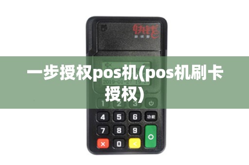 一步授权pos机(pos机刷卡授权)