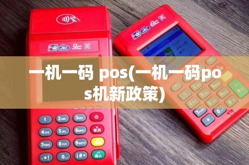 一机一码 pos(一机一码pos机新政策)