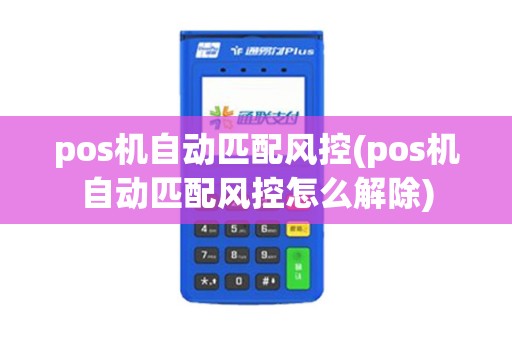 pos机自动匹配风控(pos机自动匹配风控怎么解除)