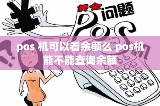 pos 机可以看余额么 pos机能不能查询余额
