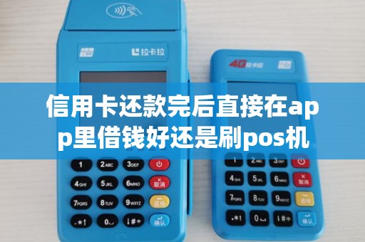 信用卡还款完后直接在app里借钱好还是刷pos机