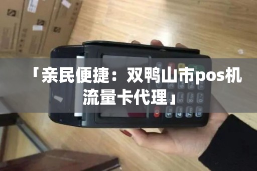 「亲民便捷：双鸭山市pos机流量卡代理」