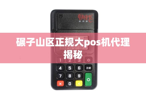 碾子山区正规大pos机代理揭秘