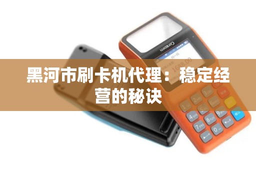 黑河市刷卡机代理：稳定经营的秘诀