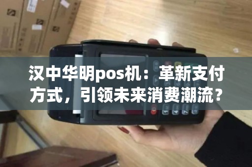 汉中华明pos机：革新支付方式，引领未来消费潮流？