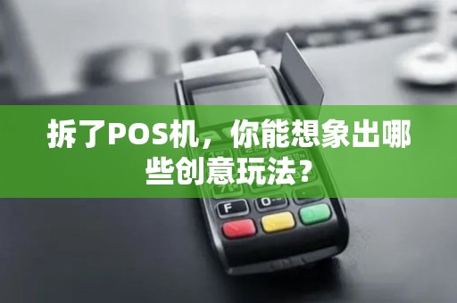 拆了POS机，你能想象出哪些创意玩法？