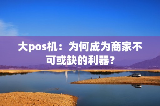 大pos机：为何成为商家不可或缺的利器？