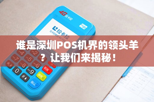 谁是深圳POS机界的领头羊？让我们来揭秘！
