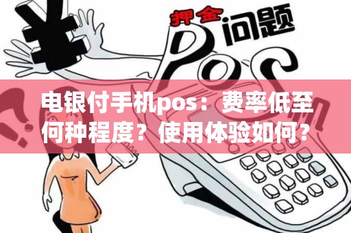 电银付手机pos：费率低至何种程度？使用体验如何？值得投入吗？