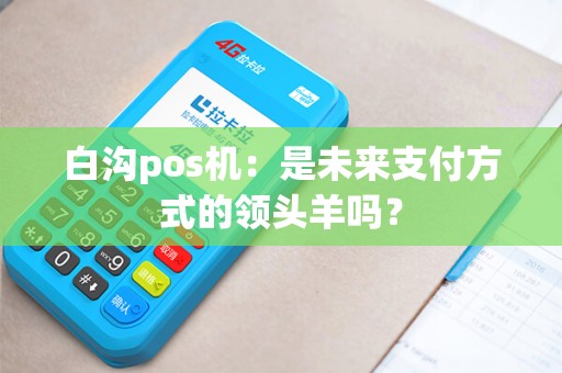 白沟pos机：是未来支付方式的领头羊吗？