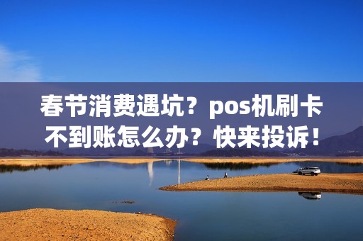 春节消费遇坑？pos机刷卡不到账怎么办？快来投诉！